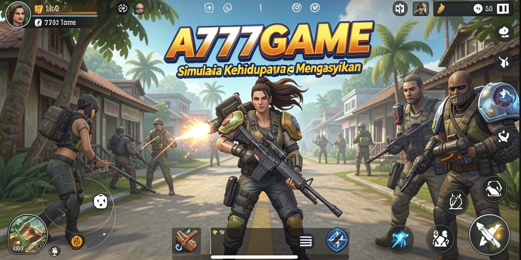 Tangkapan layar A777GAME menunjukkan gameplay simulasi yang menarik.