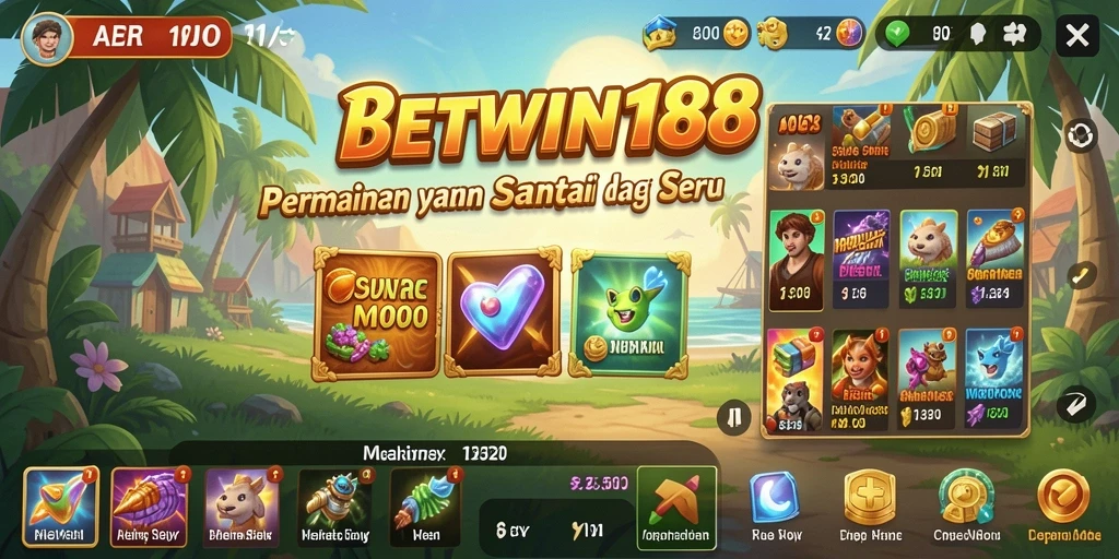 Tampilan gameplay menarik dari BETWIN188 dengan berbagai level dan tantangan.