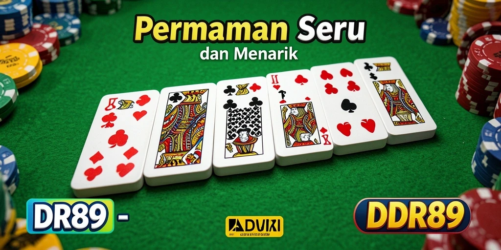 Screenshot gameplay IDR89 menampilkan aksi Domino yang seru.