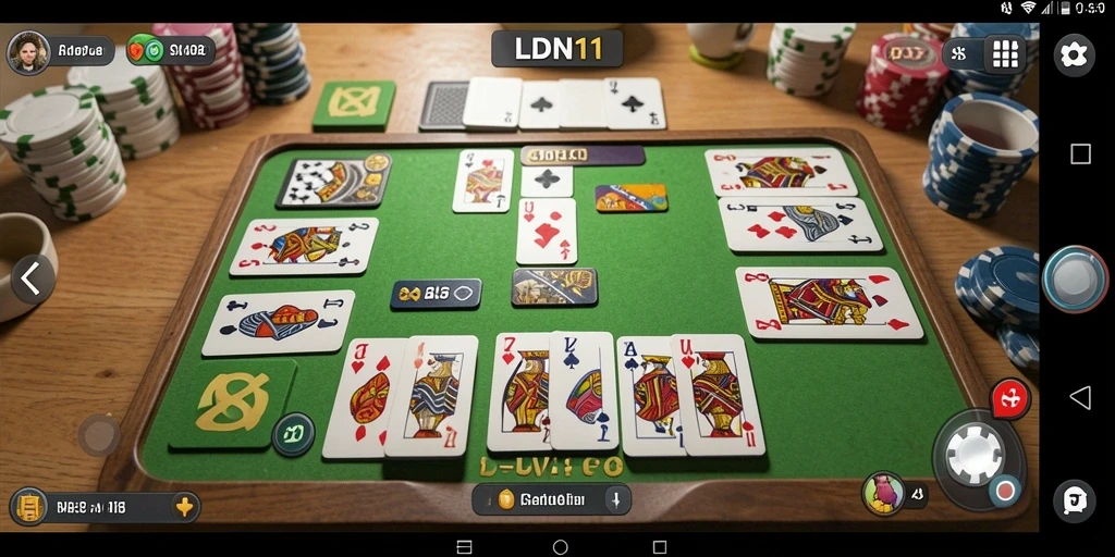 Tampilan seru gameplay Gaple di LDN11.
