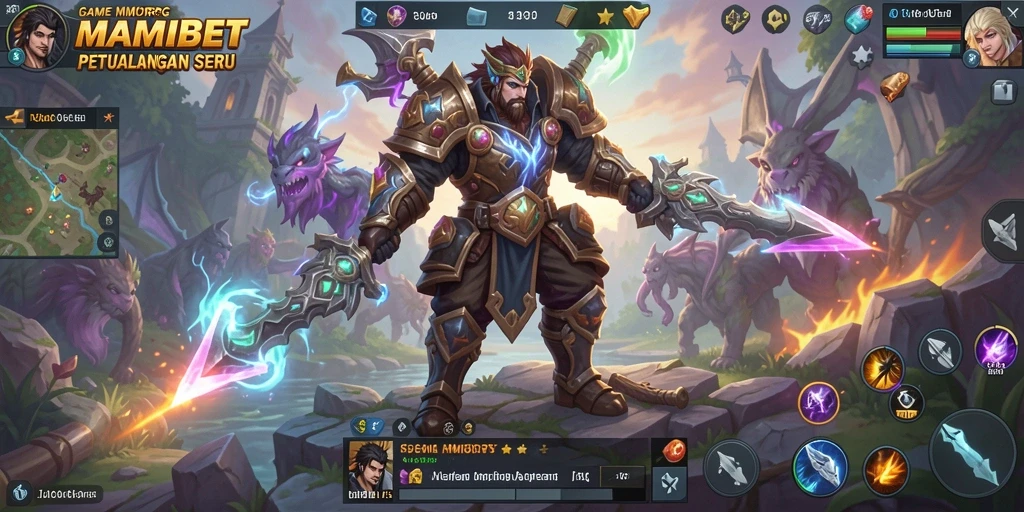 Screenshot gameplay MAMIBET menunjukkan aksi seru petualangan MMORPG.