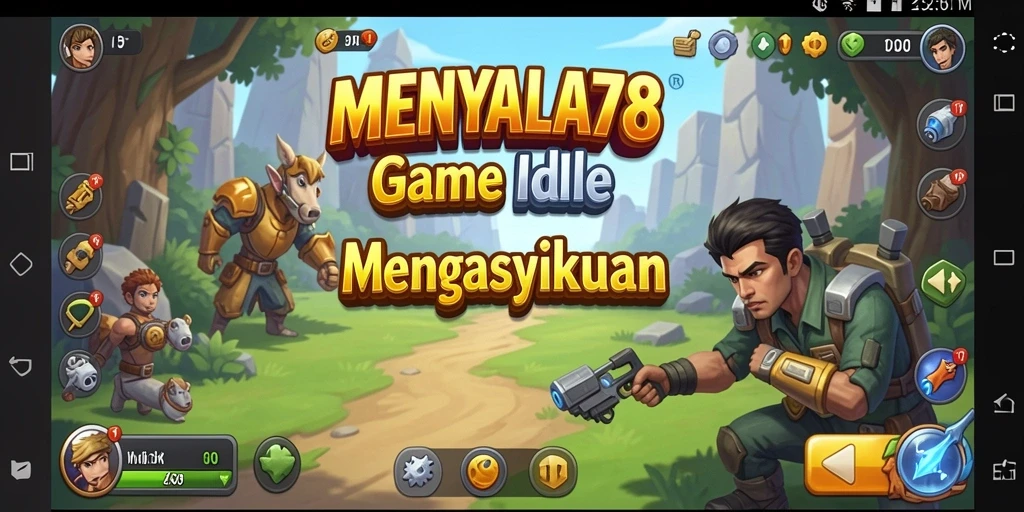 Tampilan gameplay MENYALA78 yang menarik dan sederhana.