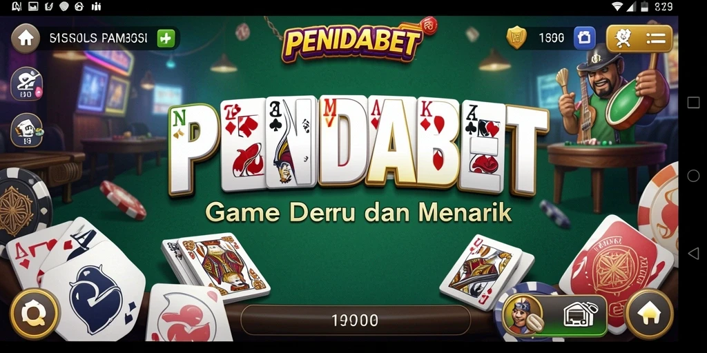 Screenshot utama PENIDABET menampilkan gameplay Domino yang menarik.