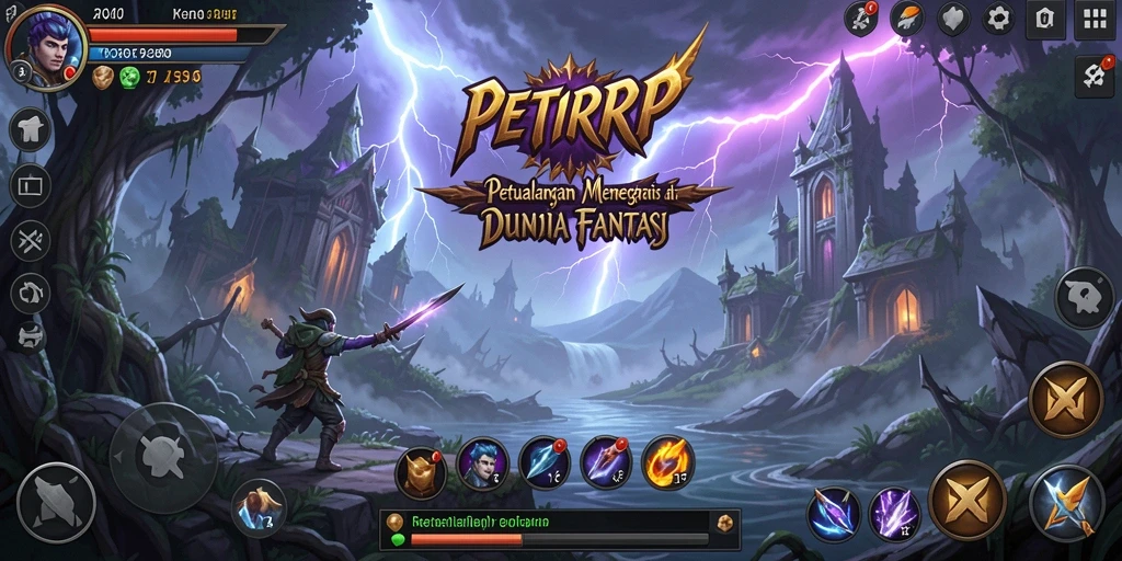 Tampilan gameplay PETIRRP yang menarik saat menjelajahi dunia petualangan.