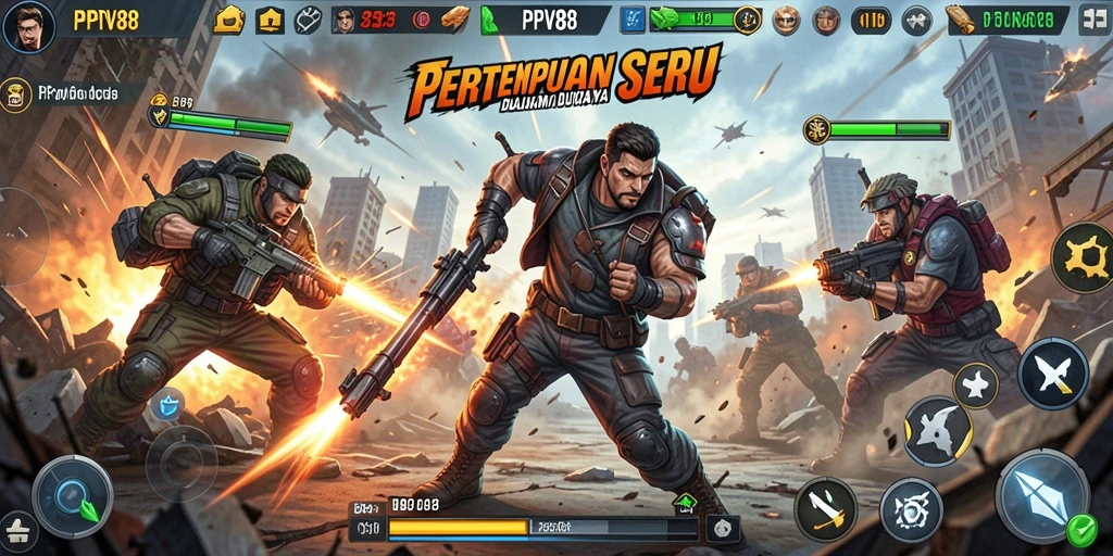 Gambaran gameplay Action seru di PPV88 dengan aksi mendebarkan.