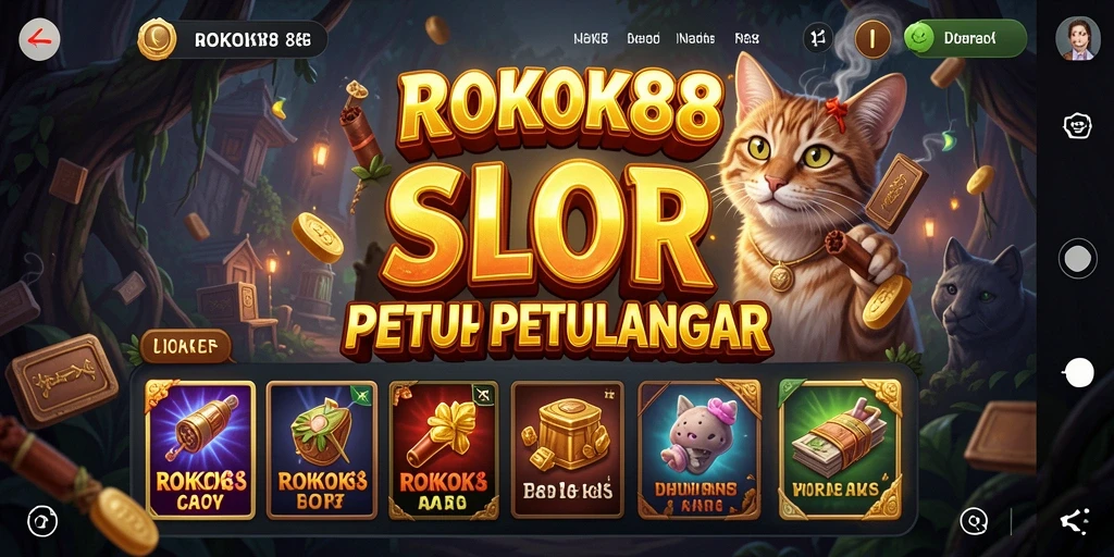 Screenshot ROKOK88 menampilkan gameplay Slot yang menarik dan interaktif.