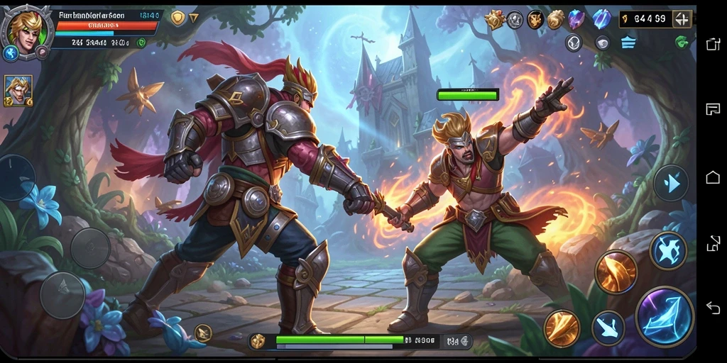 Tampilan gameplay mendebarkan dalam dunia ARPG RR44.