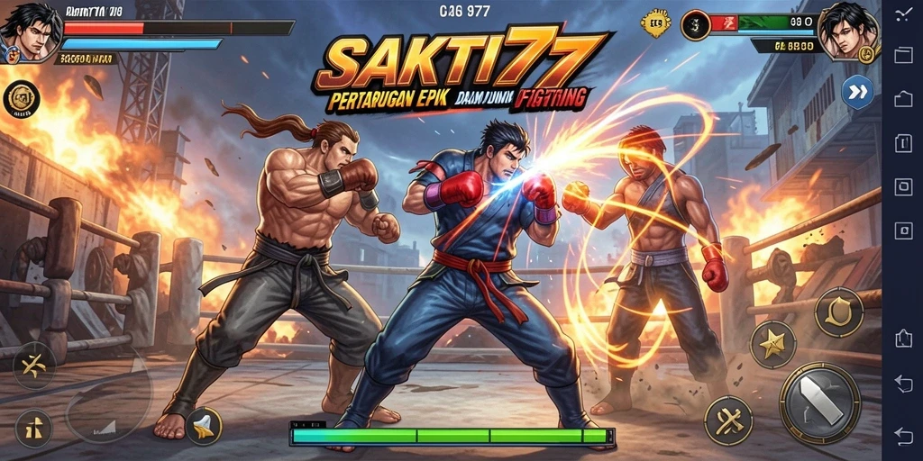 Tangkapan layar SAKTI77 menampilkan aksi pertarungan yang mendebarkan.