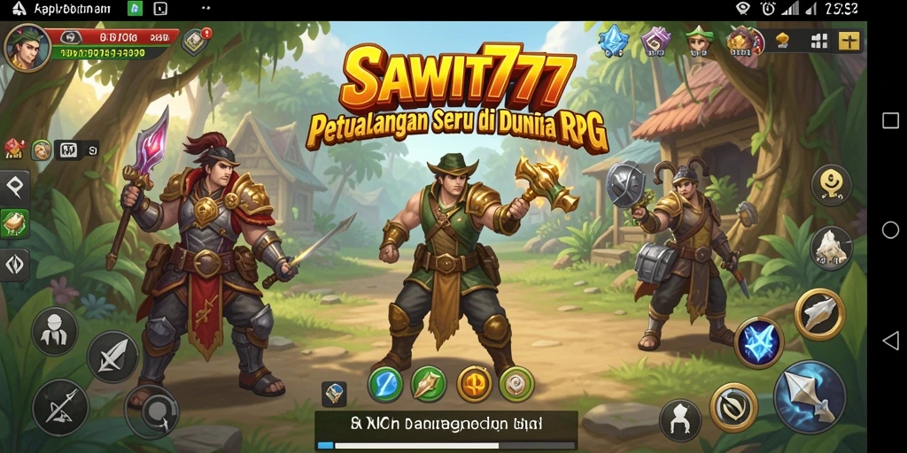 Tampilan gameplay seru dan penuh petualangan di SAWIT777.